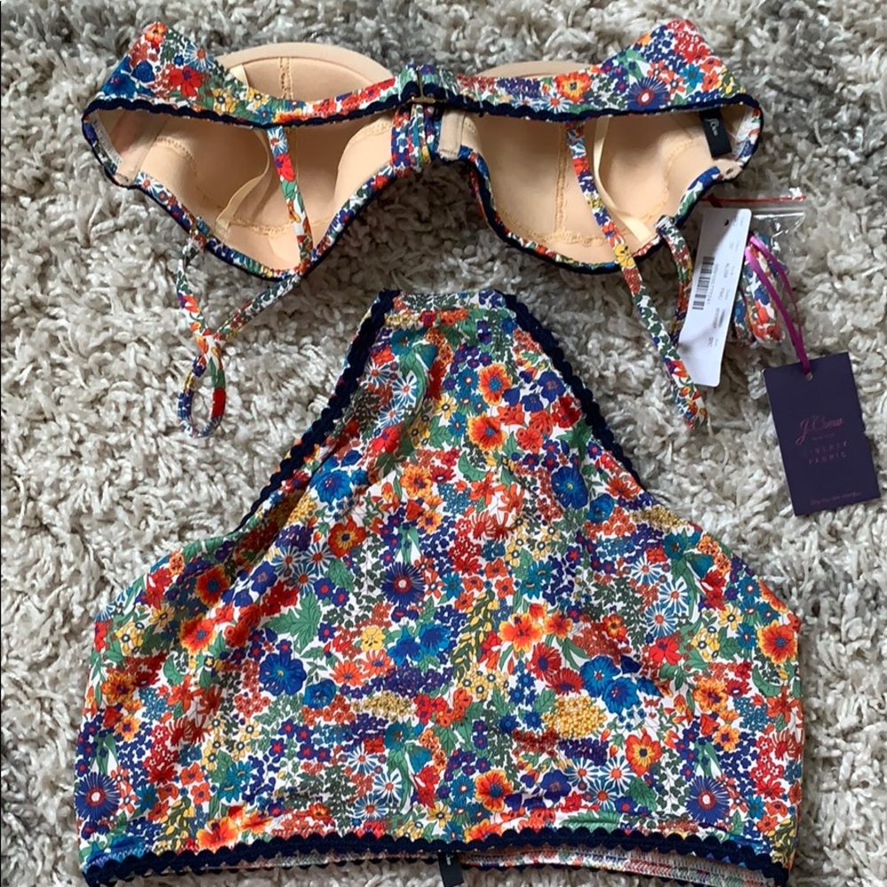 J. Crew Multicolor Floral Bikini Set - Picture 3 of 3
